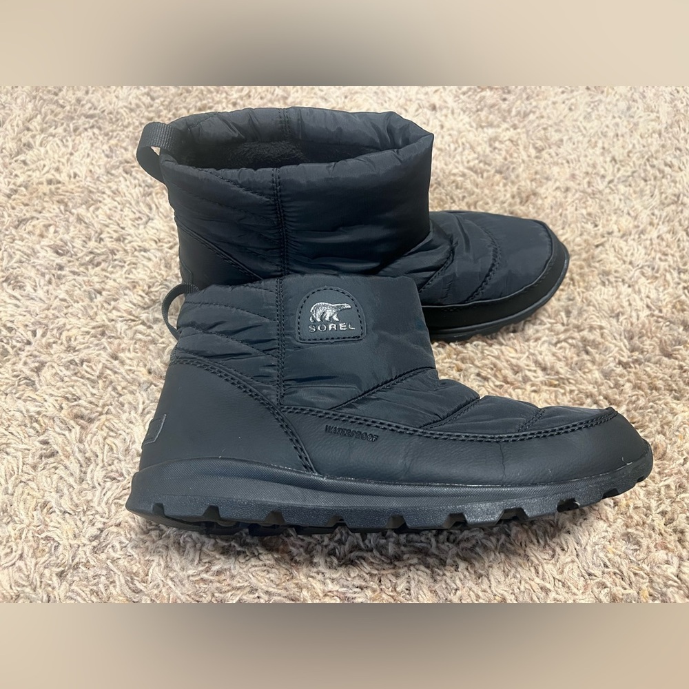 Sorel Women’s Whitney Camp Ankle Boots Black 7.5